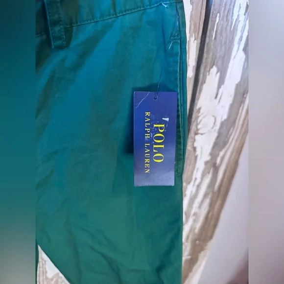 Polo Ralph Lauren Boys Chino Pants Hunter Green Size 12 NWT - Picture 4 of 7